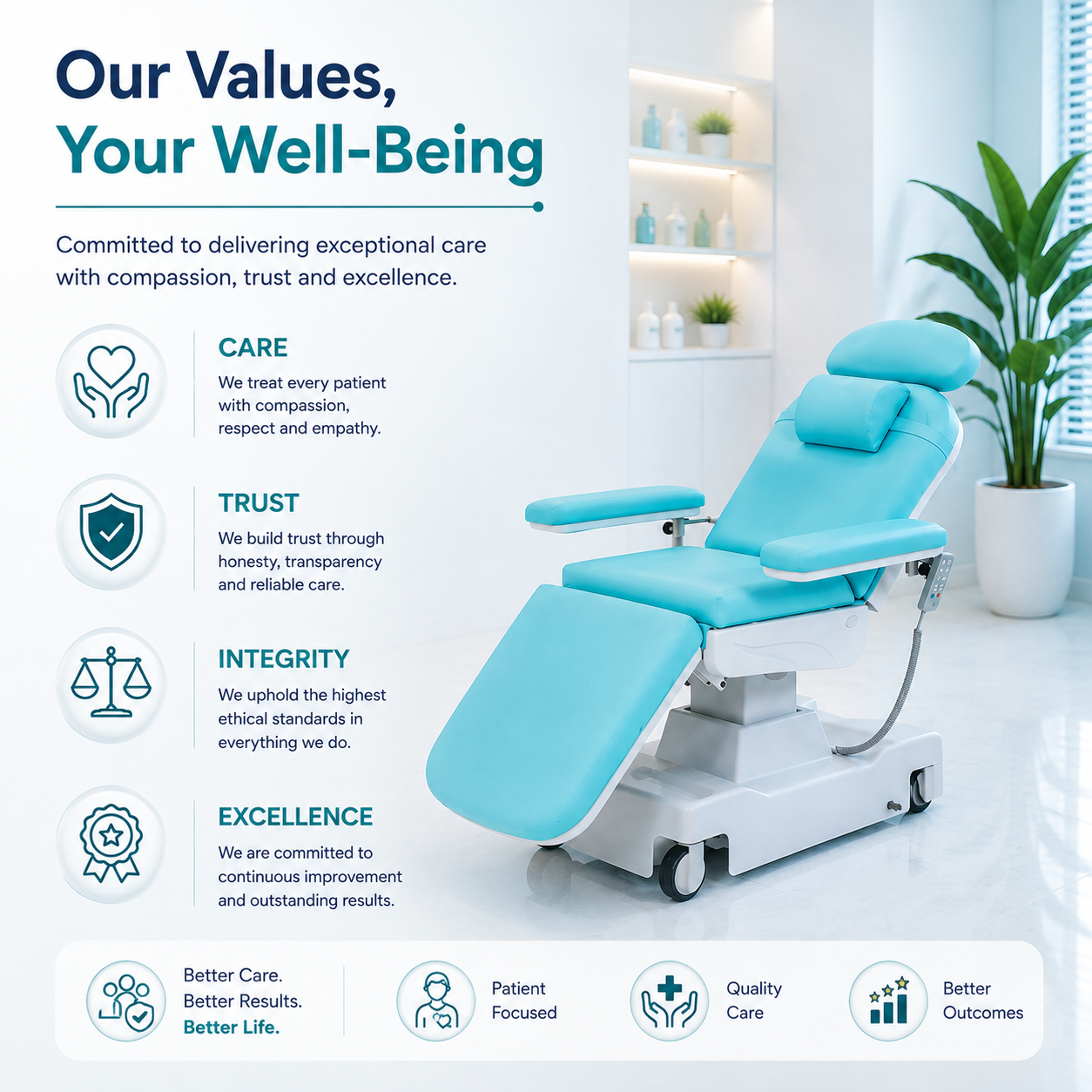 Enhanced Comfort for Professional Clinic Treatments