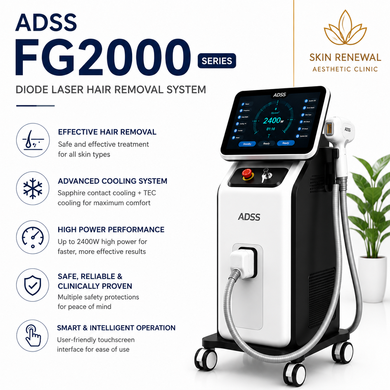 Advanced Hair Removal Technology for Modern Clinics