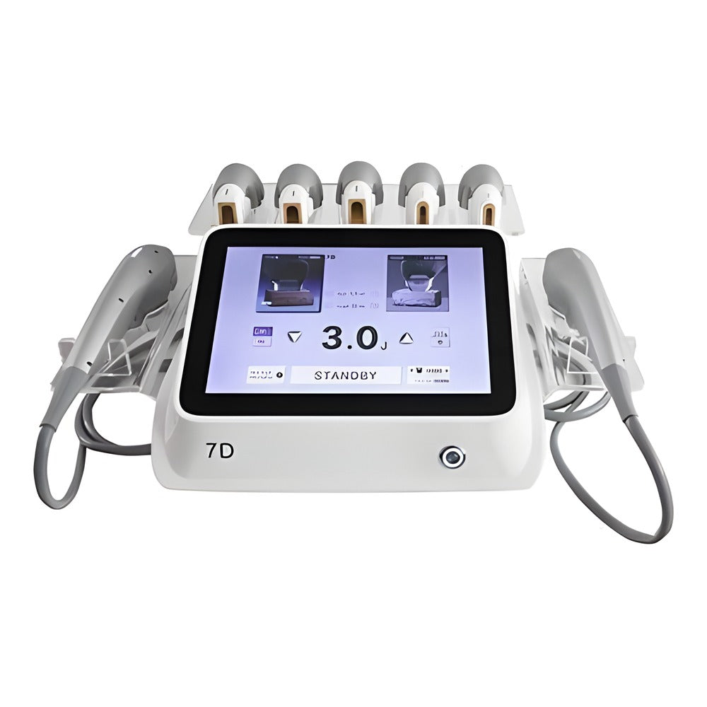 7D HIFU Machine with Face, Body and Vaginal Cartridges