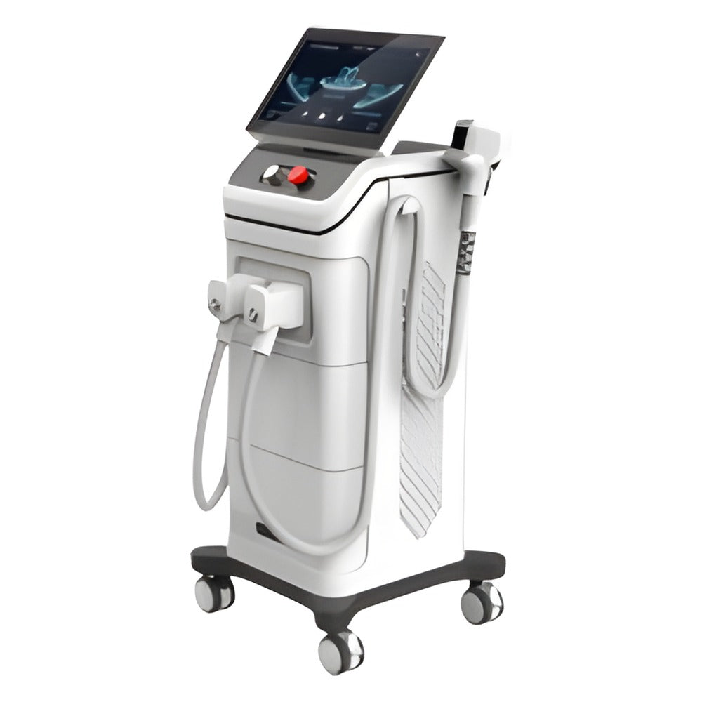 Diode Laser Hair Removal Machine with Cooling Pad, Vertical