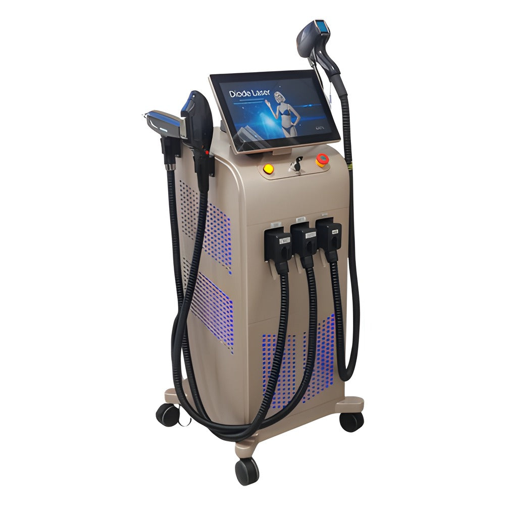 4 in 1 Diode, Picosecond, RF and IPL Machine, Vertical