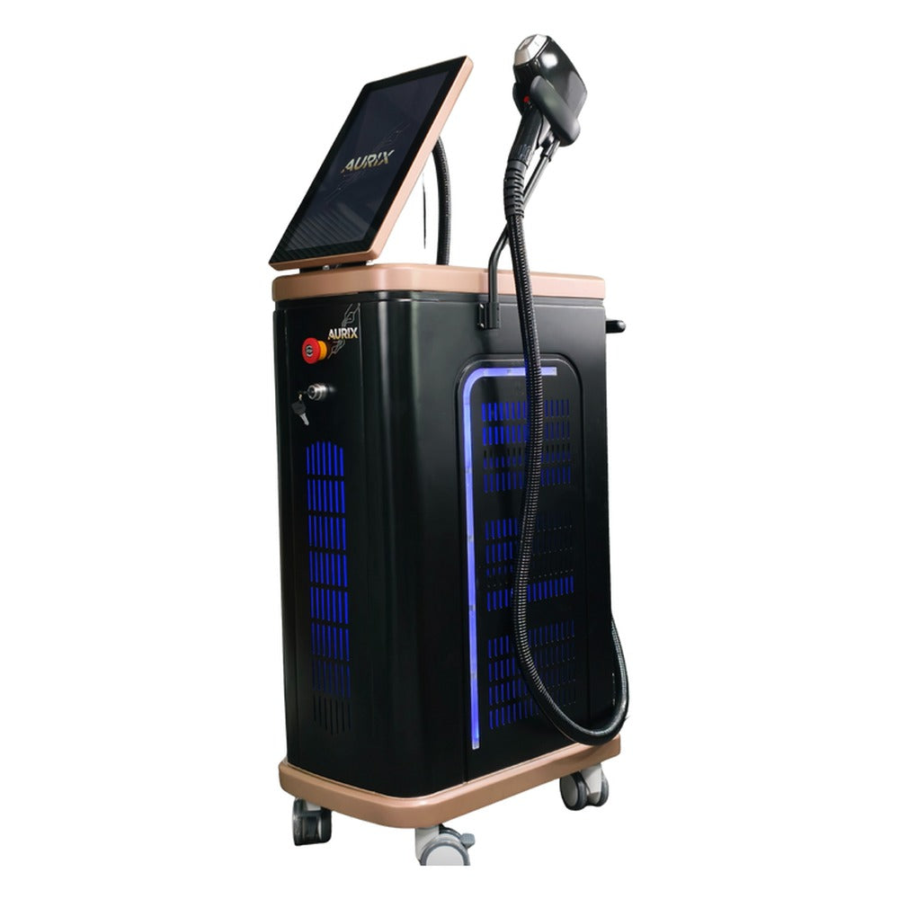 Vertical Diode Laser and Picosecond Machine, Black with Gold Trim