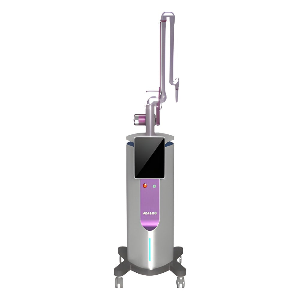 Fractional CO2 Laser Machine, Vertical with Purple Accent