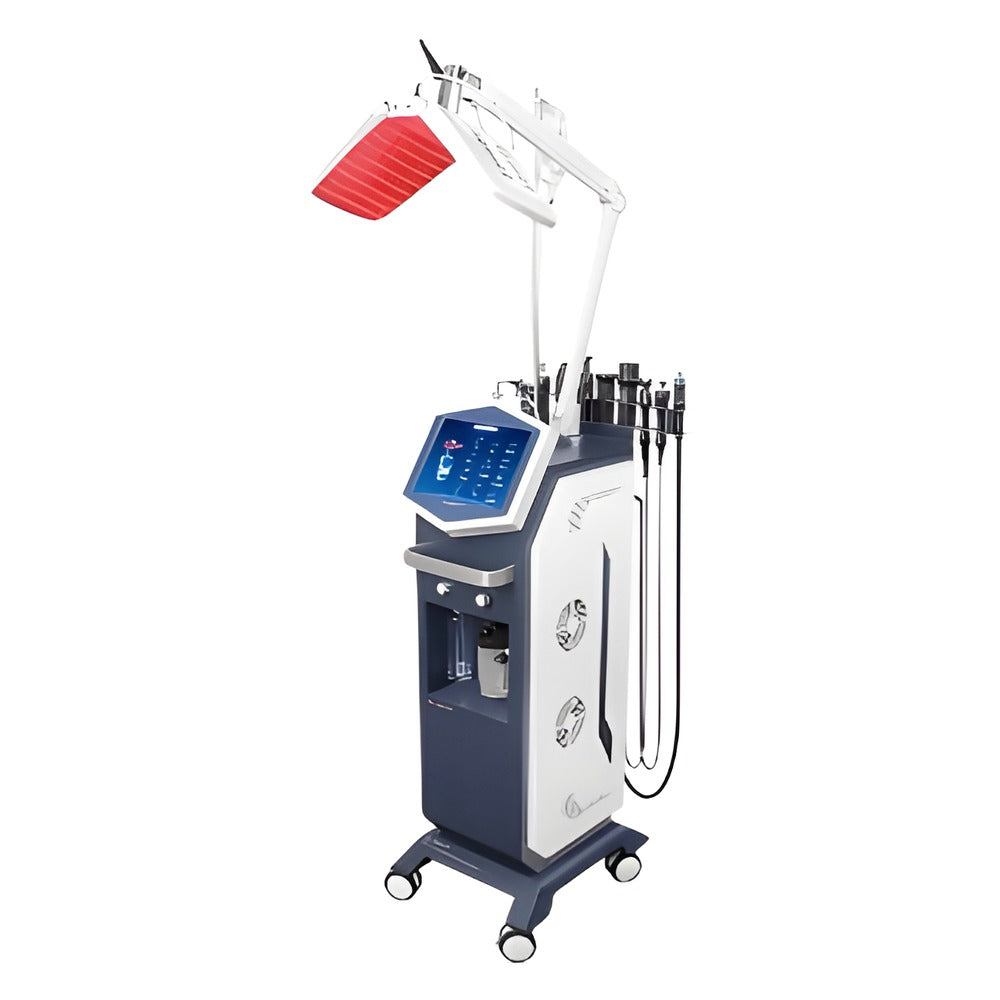 14 Handle Hydra Facial Machine with Oxygen and PDT Light Head